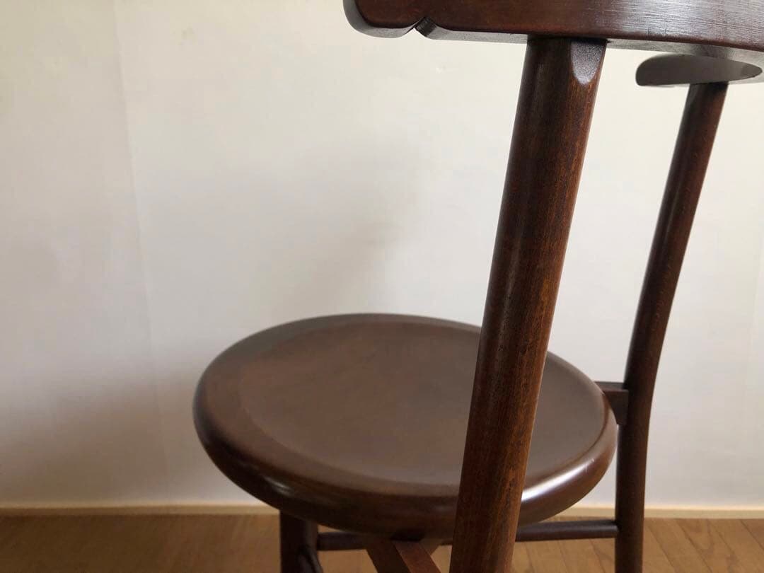 吉田璋也 三脚椅子 希少民芸家具 河井寛次郎 辰巳木工 柳宗悦 バーナードリーチ