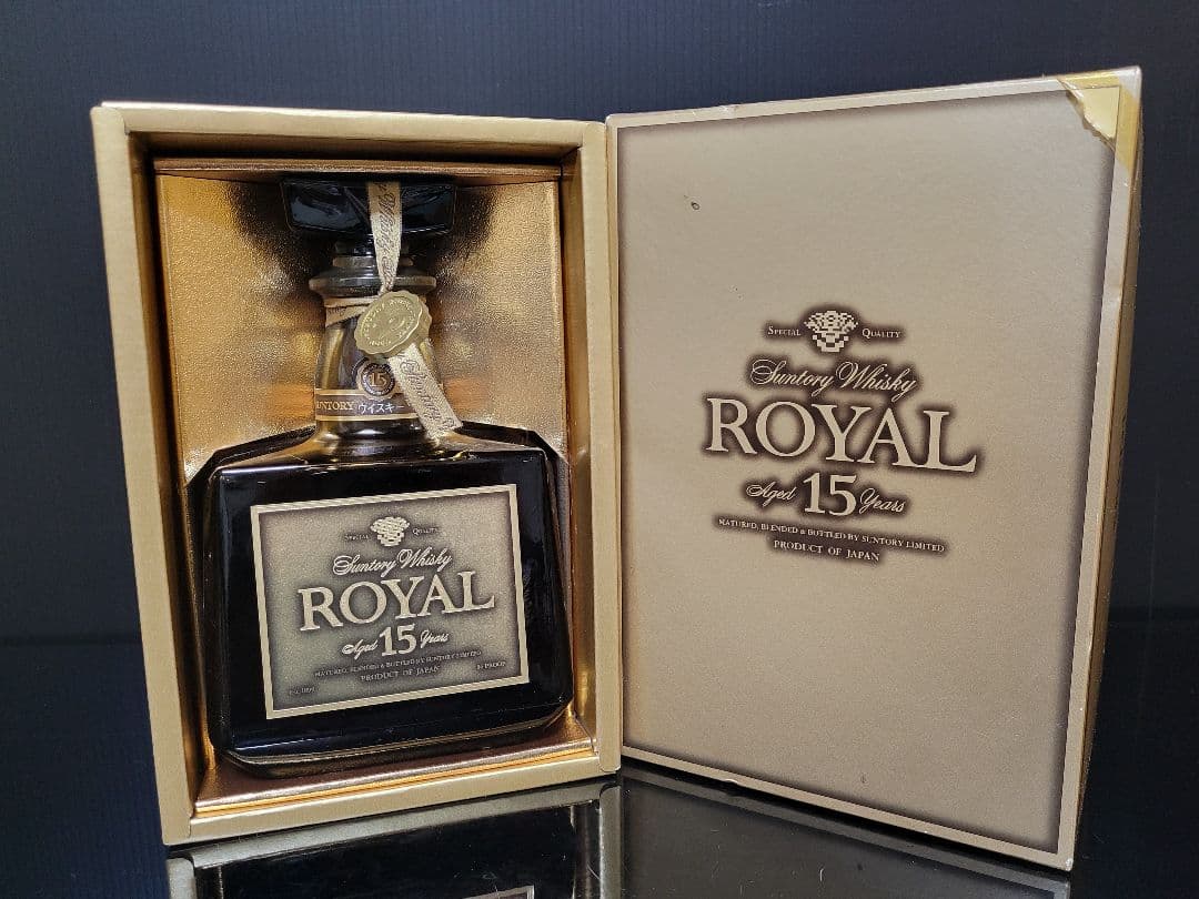 サントリーウイスキーローヤル15年 ゴールドラベル 古酒