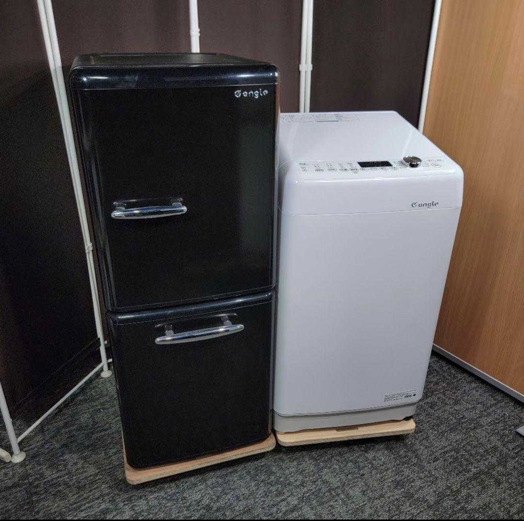 定価12万越え！最新2022&21年製！レトロデザイン！eangle 家電セット