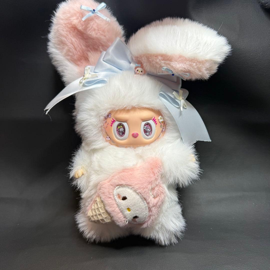 超レア　海外限定　カスタムラブブ　カスタムジモモ　うさぎ　ラビット　白　ピンク