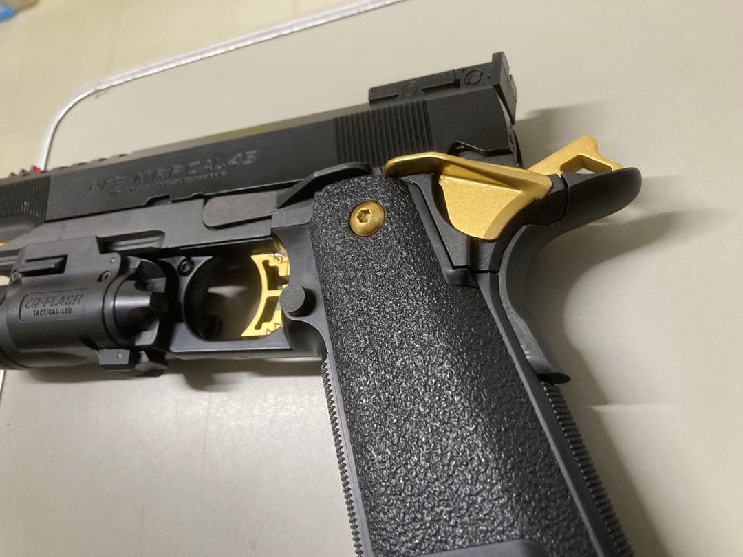 Kaz ハイキャパ5.1 ゴールドマッチ ガスブローバック ➕オマケ