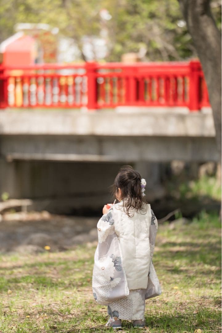 七五三 着物セット 花柄　女の子