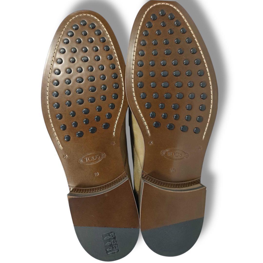 TOD'S トッズ スウェード シューズ ドレスシューズ ベージュ 29cm