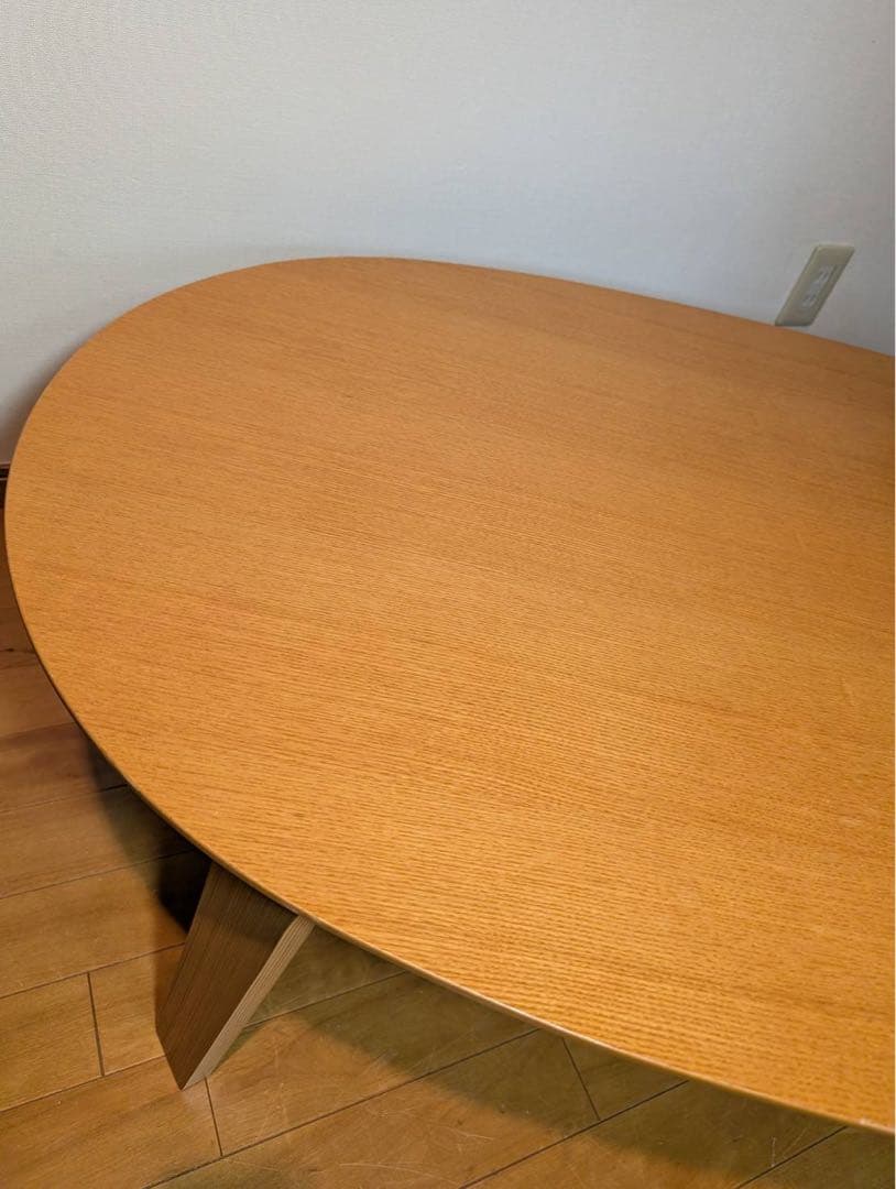 ■送料込■無印良品 木製楕円こたつ 曲木脚 フラットヒーター 暖房器具