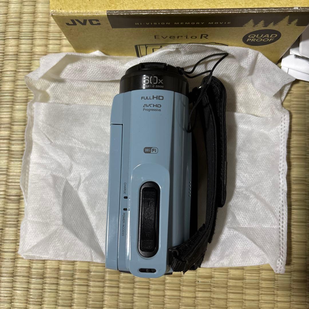 JVC Everio R GZ-RX680-A 防水 防塵 ビデオカメラ