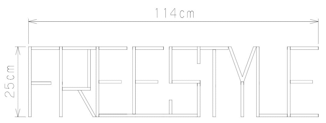 【受注製作品】アイアンスタンド『FREESTYLE』