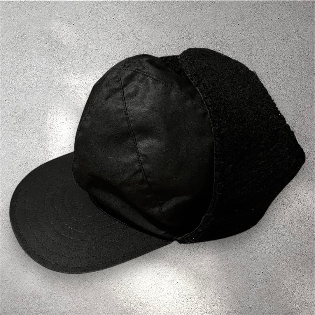 【LAD MUSICIAN】ウール イヤーフラップキャップ 黒