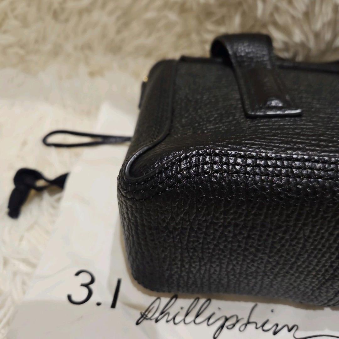 未使用級 3.1 Phillip Lim パシュリ ミニサッチェルバッグ 黒 S