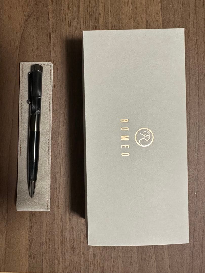 ROMEO ボールペン No.3 黒 専用ケース付き