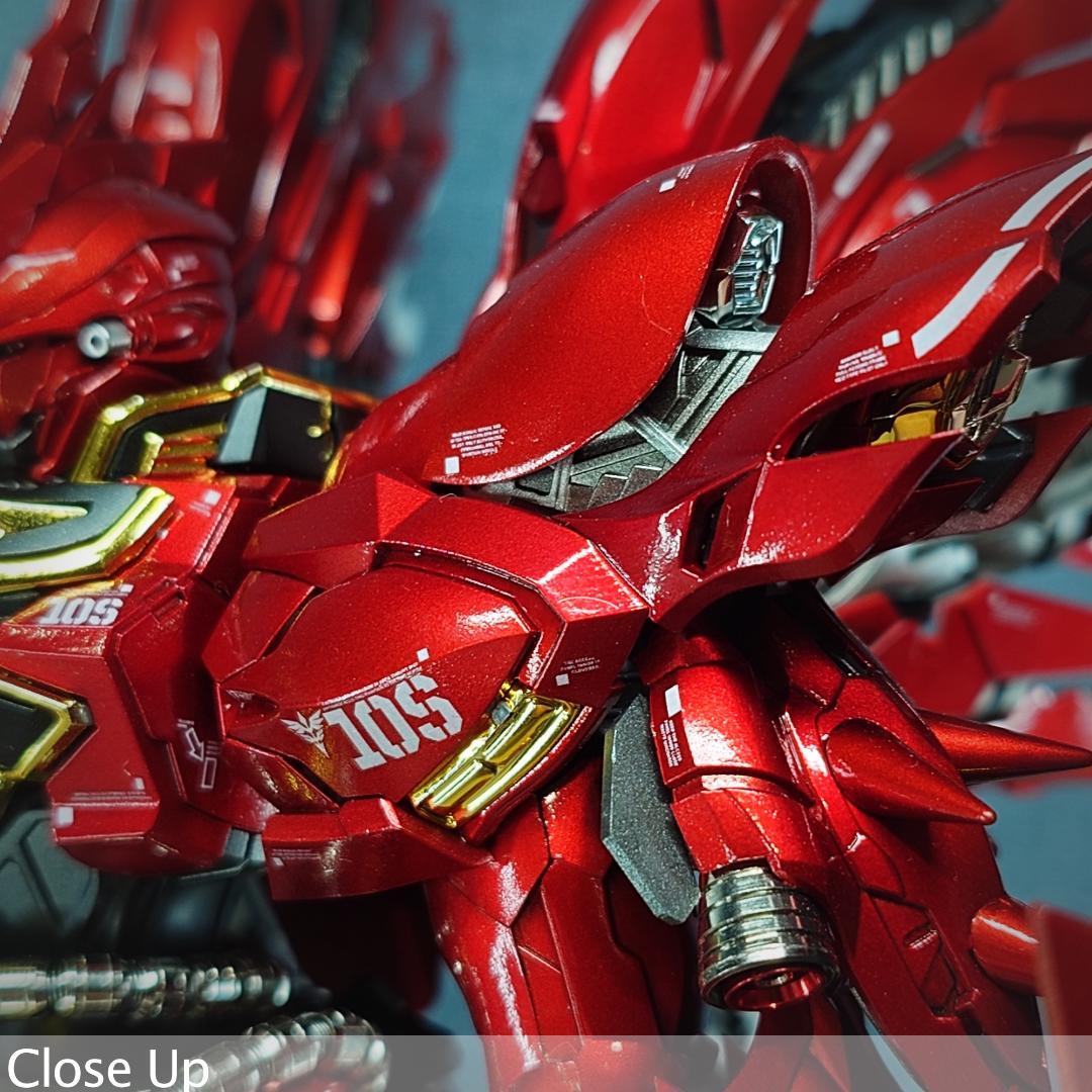 MG シナンジュ \"匠studioカスタム\" キャンディ塗装完成品