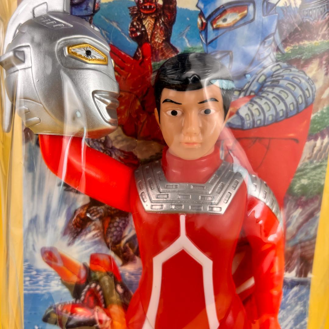 ブルマァク　ウルトラセブン　大　面取れ　マスク付き　【サイズ】 全高：約29cm