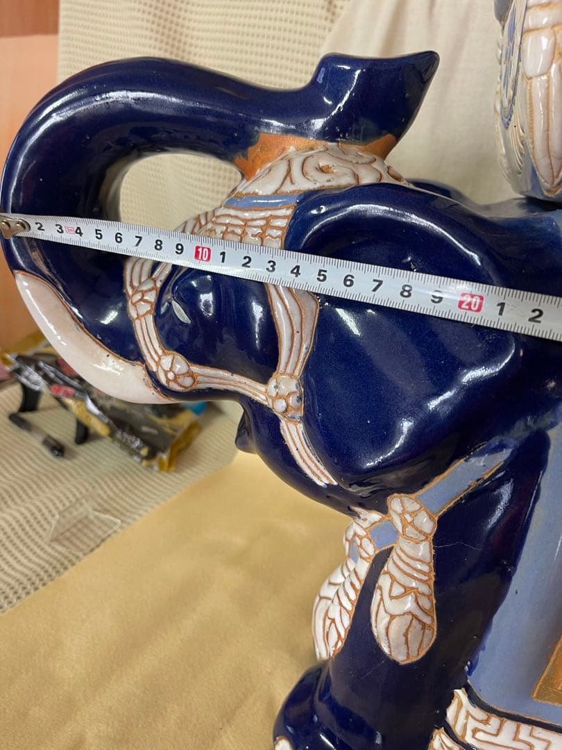 招福象 花台 エスニックアート 大型