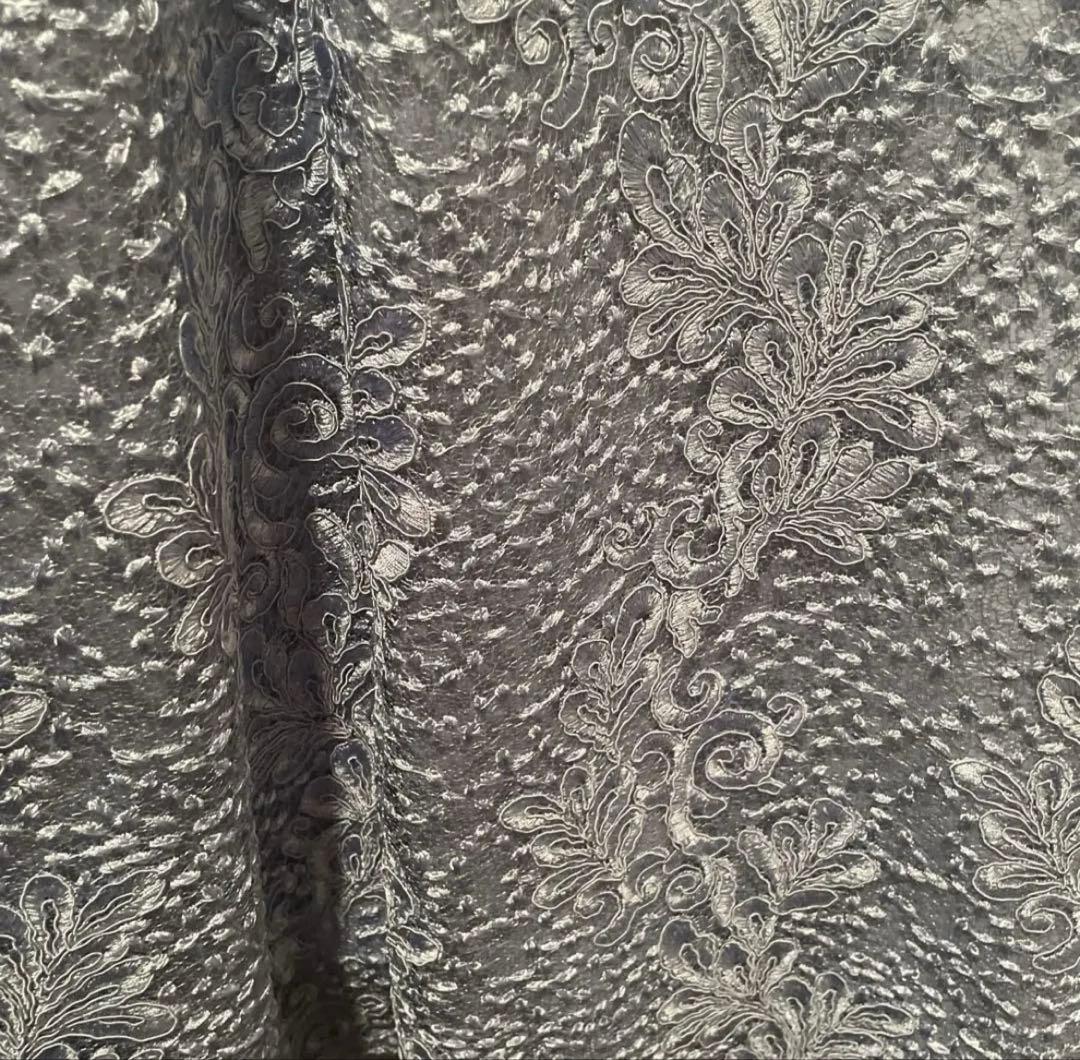 CELFORD 水色 レース スパンコールドレス