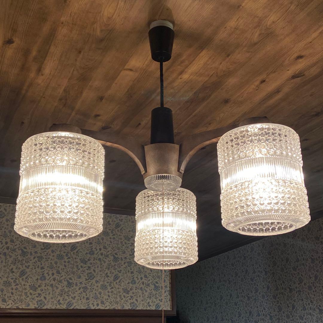 ビンテージ照明　シーリングライト　昭和レトロ　天井照明　単品使用が可能です