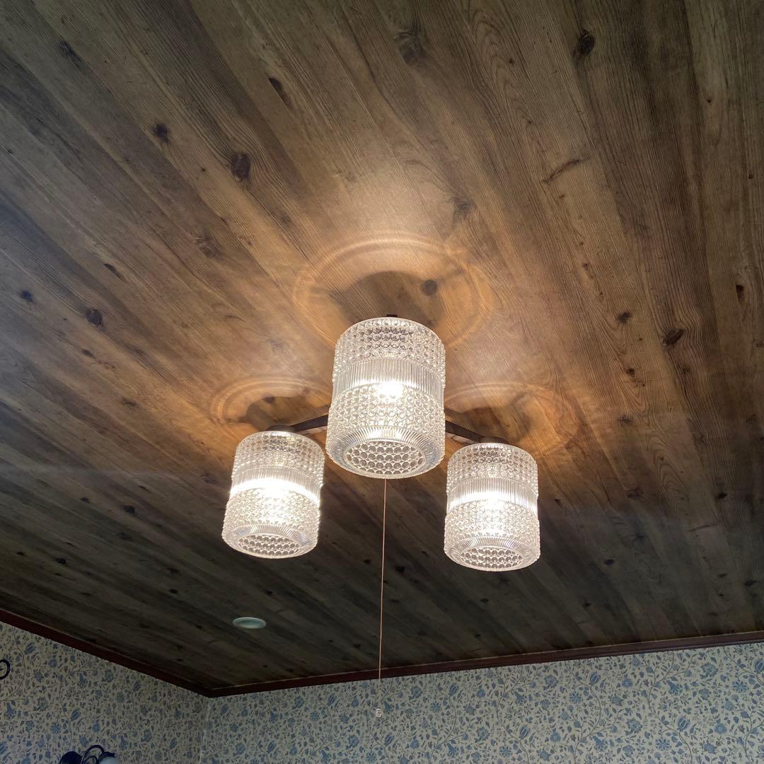 ビンテージ照明　シーリングライト　昭和レトロ　天井照明　単品使用が可能です