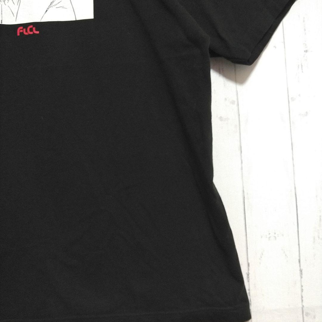 ほぼ新品　フリクリ　サメジマ・マミ美　ガイナックス　貞本義行　Ｔシャツ　黒　ＸＬ