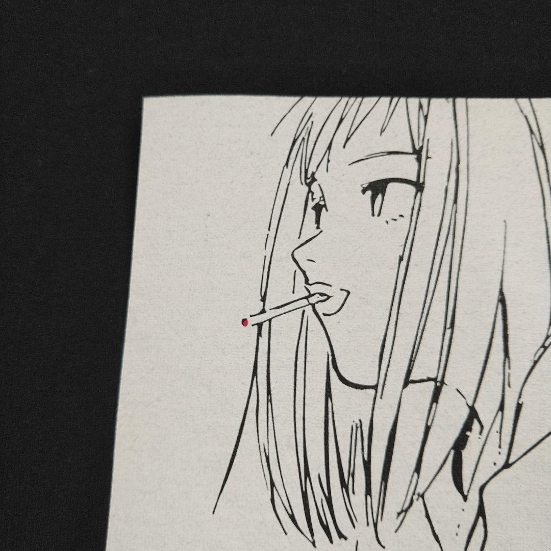 ほぼ新品　フリクリ　サメジマ・マミ美　ガイナックス　貞本義行　Ｔシャツ　黒　ＸＬ