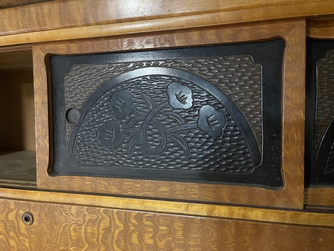 当時物| 和箪笥| 水屋箪笥| アンティーク| 大型 祖母の嫁入り家具