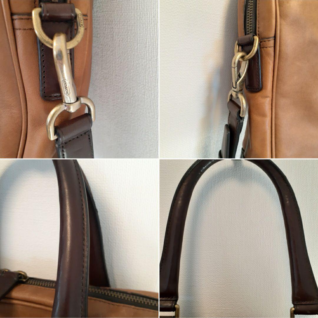 COACH 2way ビジネスバッグ ブリーフケース A4収納 オールドコーチ
