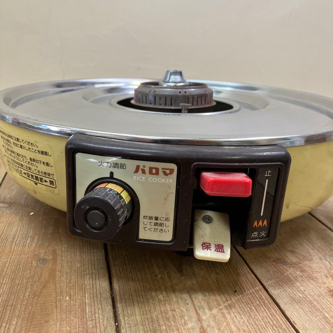 B壁 昭和レトロ パロマ ガス炊飯器 PR-400・F LPガス用 2.2升炊き