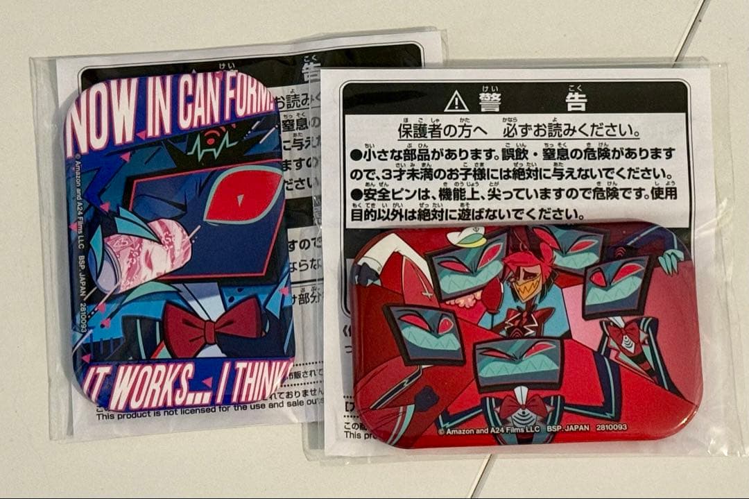 ハズビン・ホテルへようこそ 缶バッジ ヴォックス　アラスター