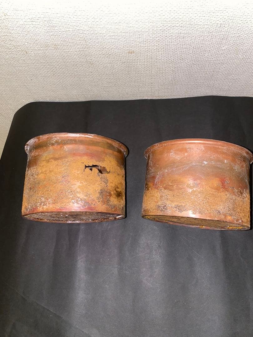 金沢桐工芸品、桐火鉢 2個セット