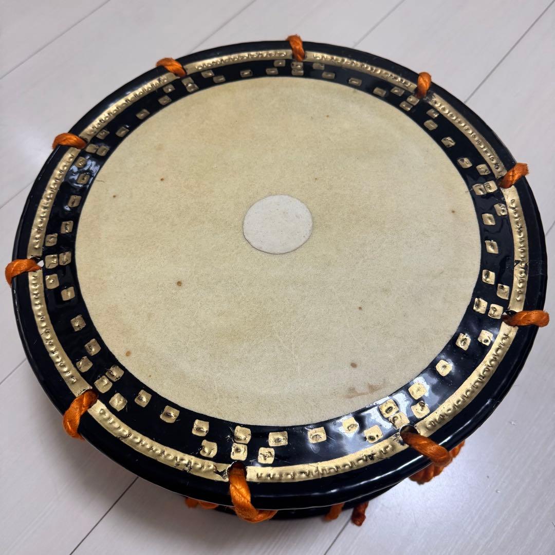 締太鼓 和太鼓 和楽器 バチ付き 伝統芸能