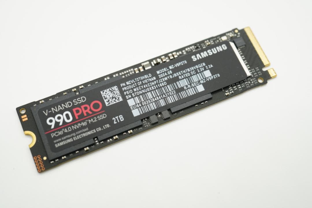 ① Samsung 990 PRO 2TB NVMe SSD