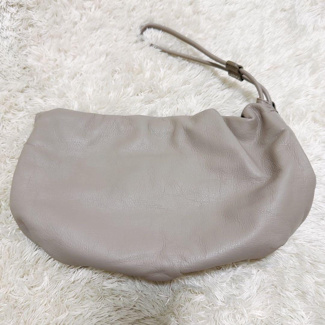 未使用✨ラシット　4way ショルダーバッグ 巾着 グレージュ［chi企画］