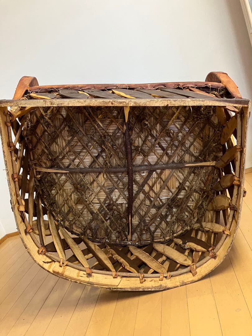 メキシコ　民芸　エキパルチェア　革