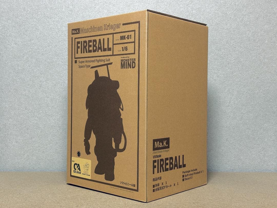 新品 横山宏 マシーネンクリーガー ファイアボール ソフビ Ma.K. 1/6