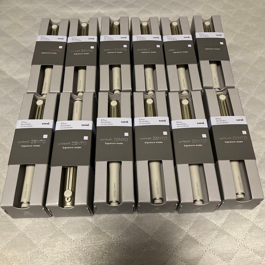 ユニボールゼント　シグニチャーモデル　ZENTO シャンパンゴールド　14本
