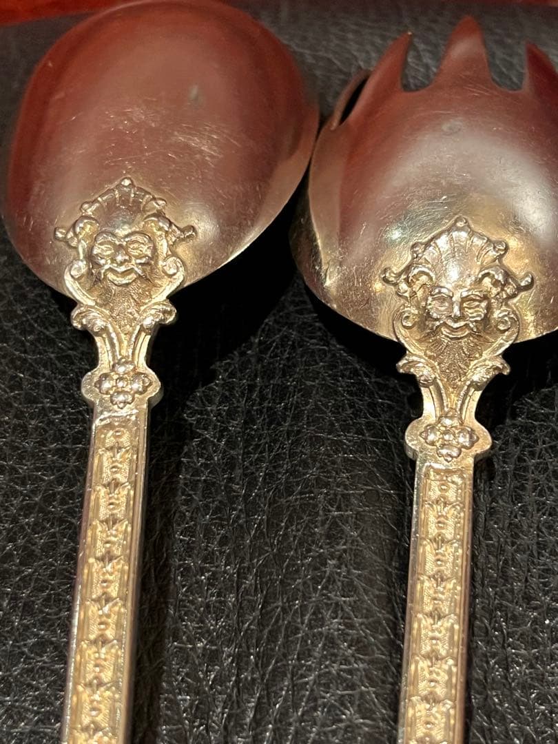 ピュイフォルカ　純銀製　950 最高峰　ビッグサーバー フランスアンティーク