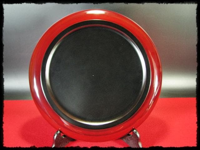 即中斎 御筆写 寿盆 柳庵好 表千家 初瀬川柳庵 茶道具 点前盆 飾盆 f179