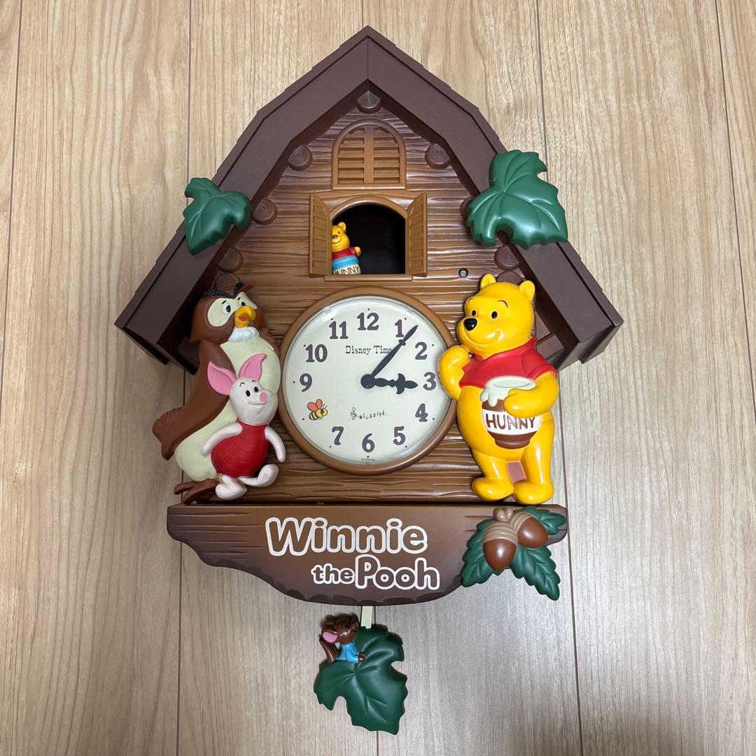セイコー ディズニータイム FW525B プーさん 振り子時計 掛け時計