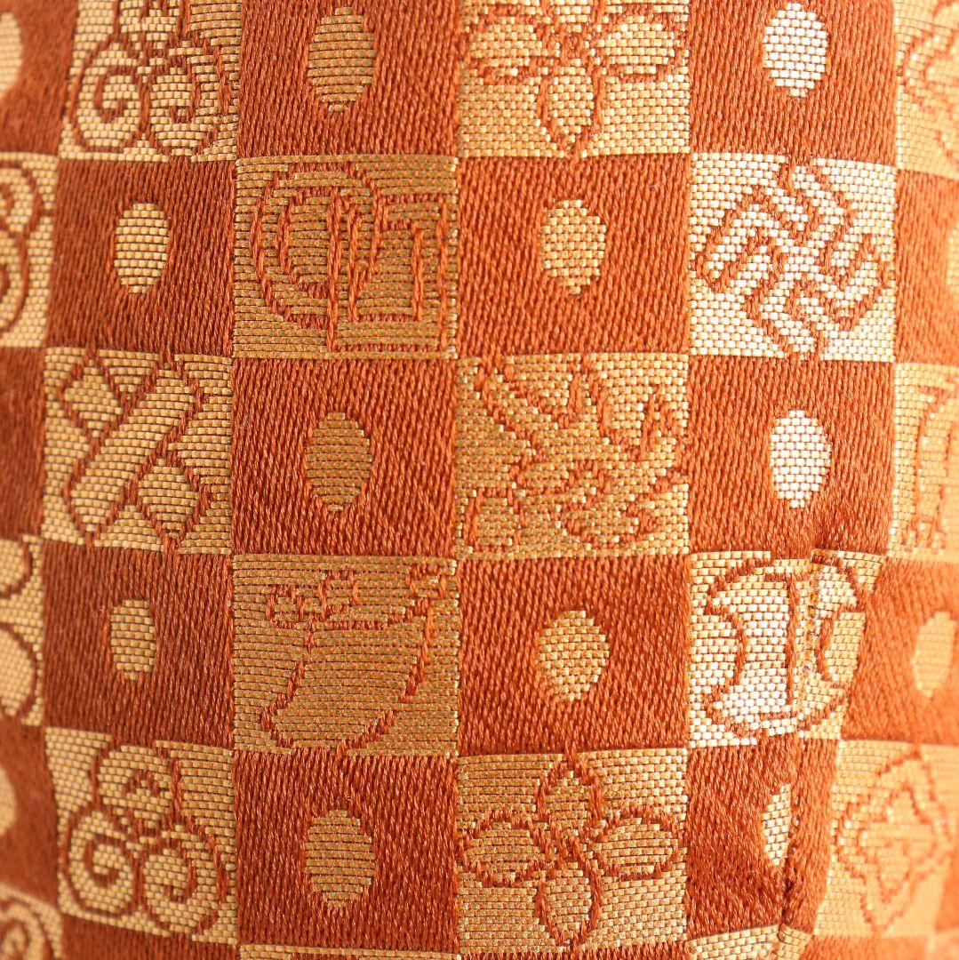 無銘 真塗 中棗 茶道具 遠州緞子仕覆付　C816　N1