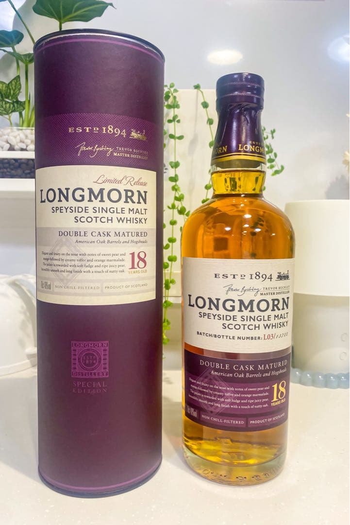 ロングモーン18年 ダブルカスク 700ml