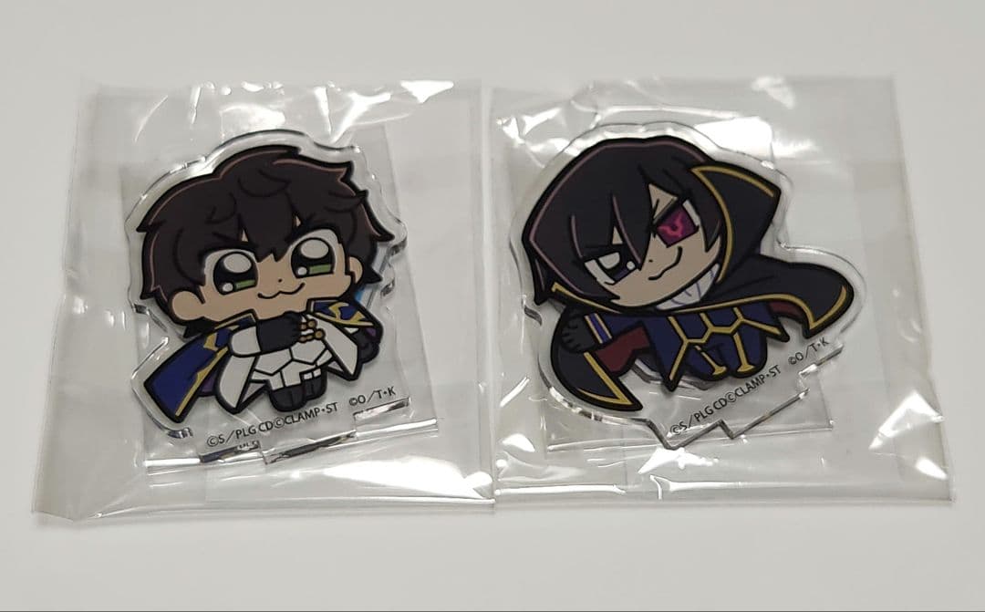 コードギアス反逆のルルーシュ ポプテギアス くじ アクリルスタンド