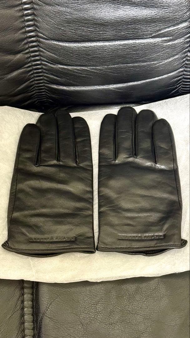 EMPORIO ARMANI エンポリオアルマーニ 手袋 グローブ ロゴ入り