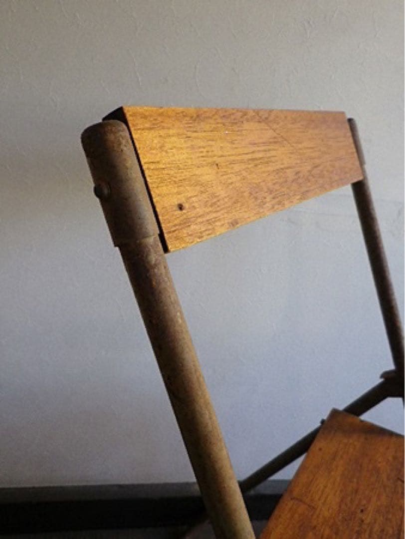 アンティーク 木製フォールディングチェア