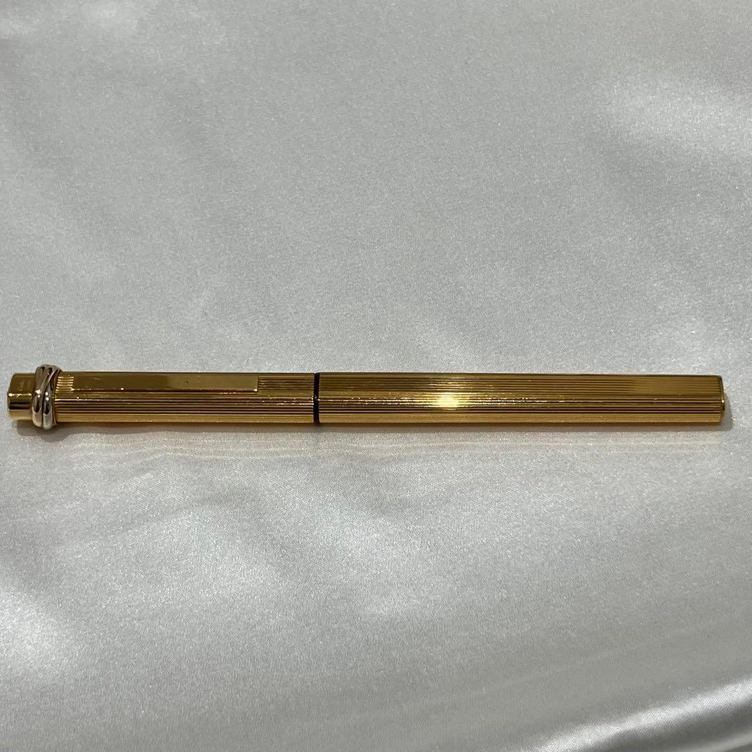 Cartier カルティエ トリニティ 万年筆 ゴールドカラー ヴィンテージ