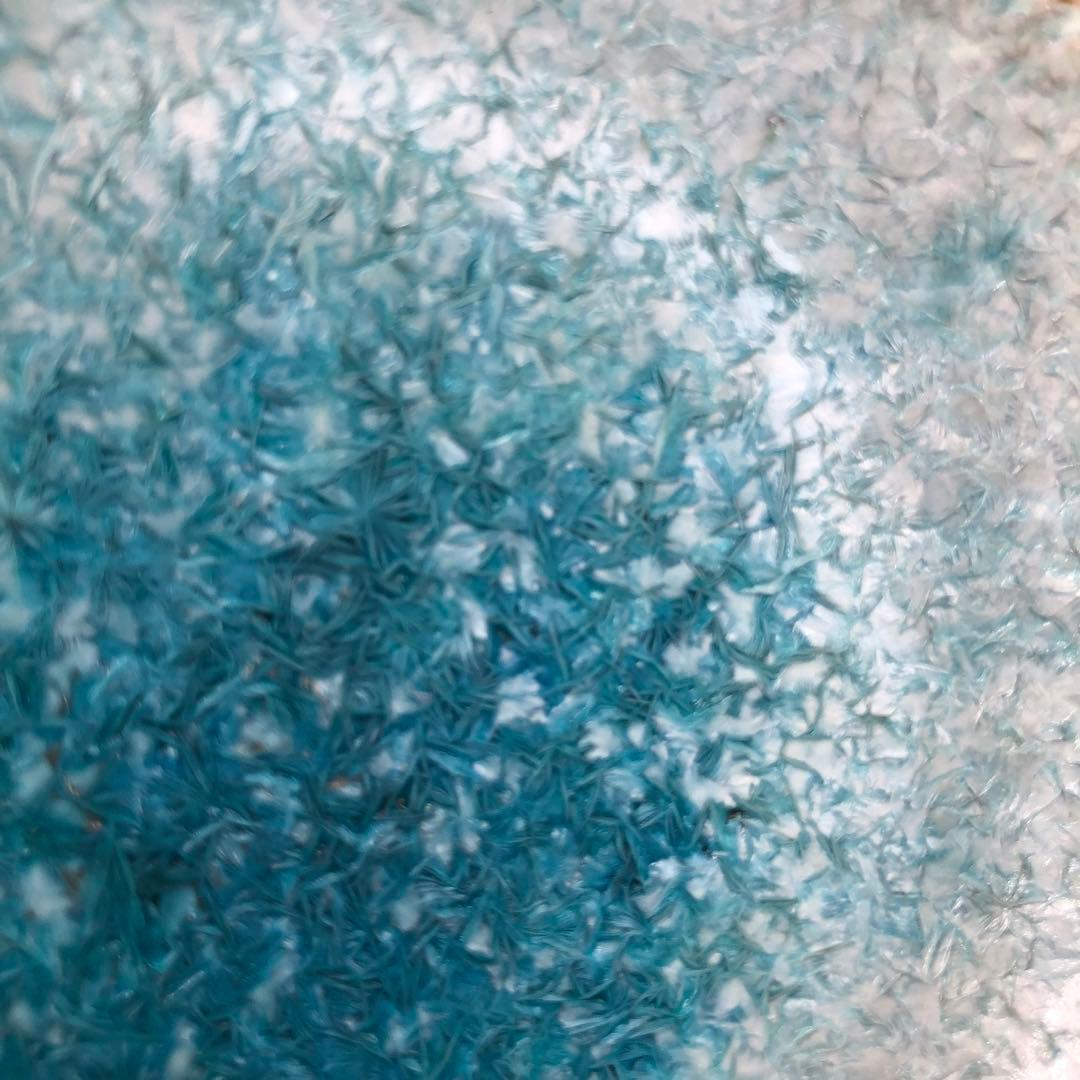 有田焼玉峰窯中尾哲彰銀河釉ブルー瑠璃色釉薬11.5cm布目小皿プレート5枚骨董品