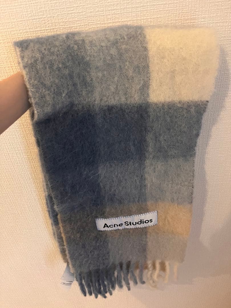 Acne Studios マフラー ブルー