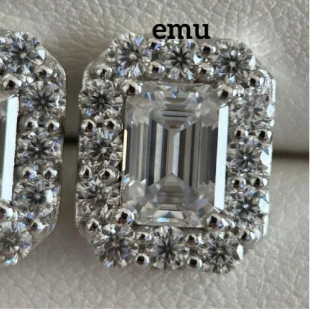 Lala / 最高級モアサナイトピアス，リングお纏め2点