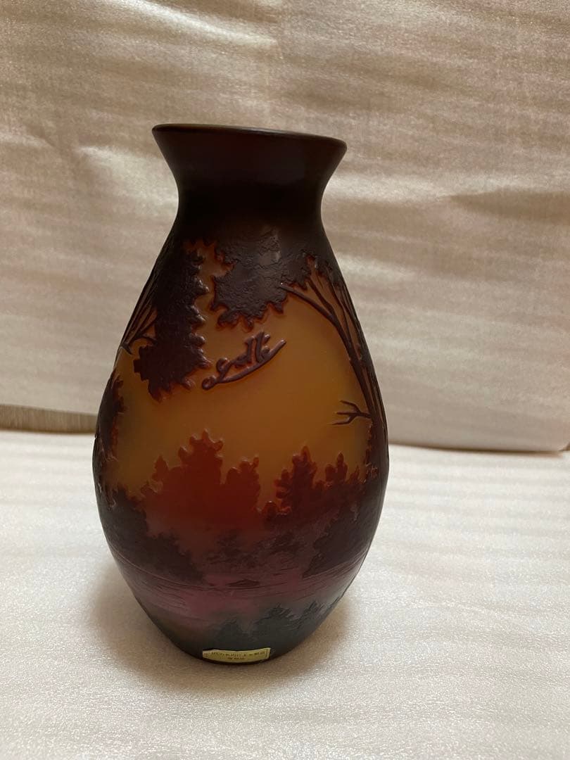 エミール　ガレ　花瓶　レプリカ