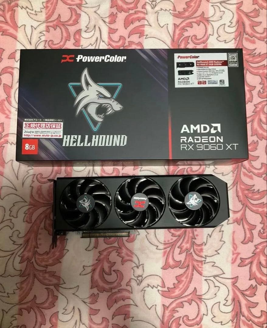 【ほぼ新品】Powercolor RX9060XT 8GB OC