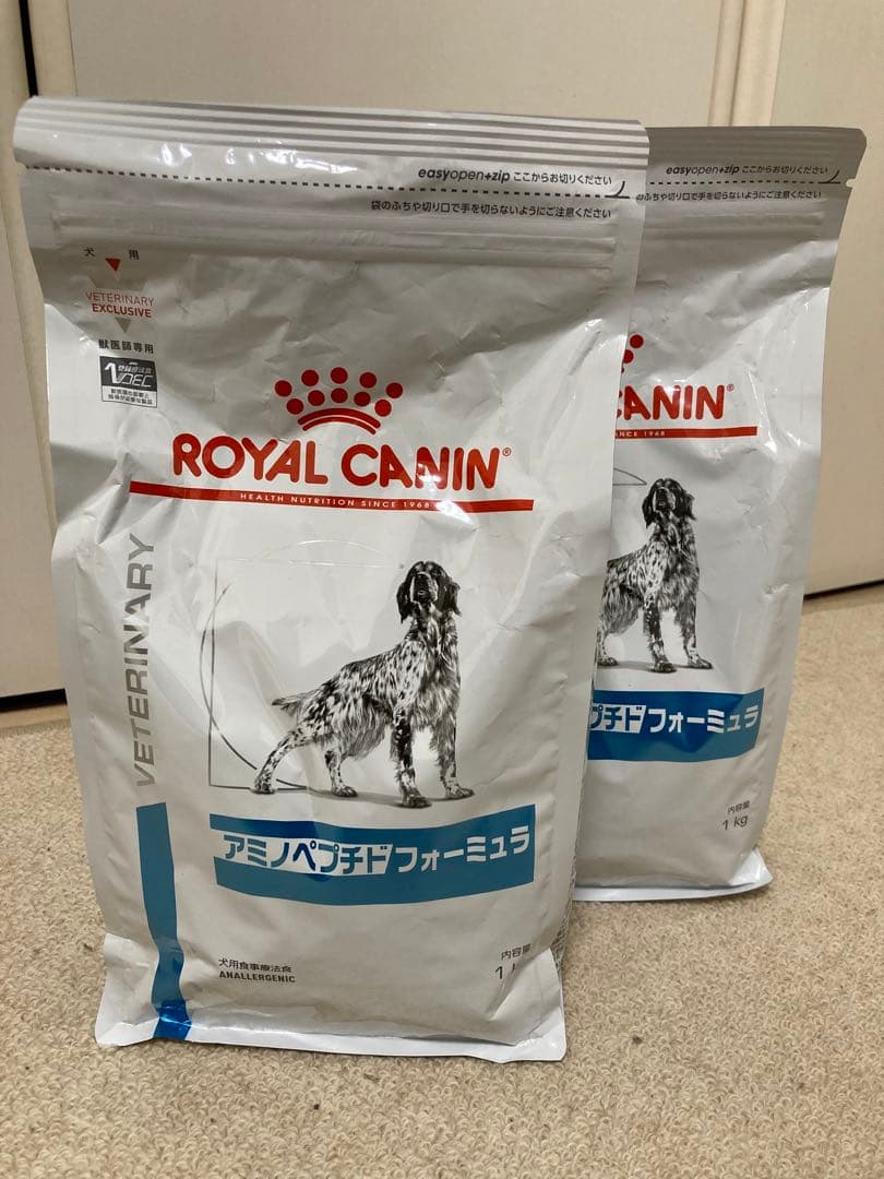 お値下‼️24時間以内発送‼️ロイヤルカナンアミノペプチドフォーミュラ 1キロ×2袋