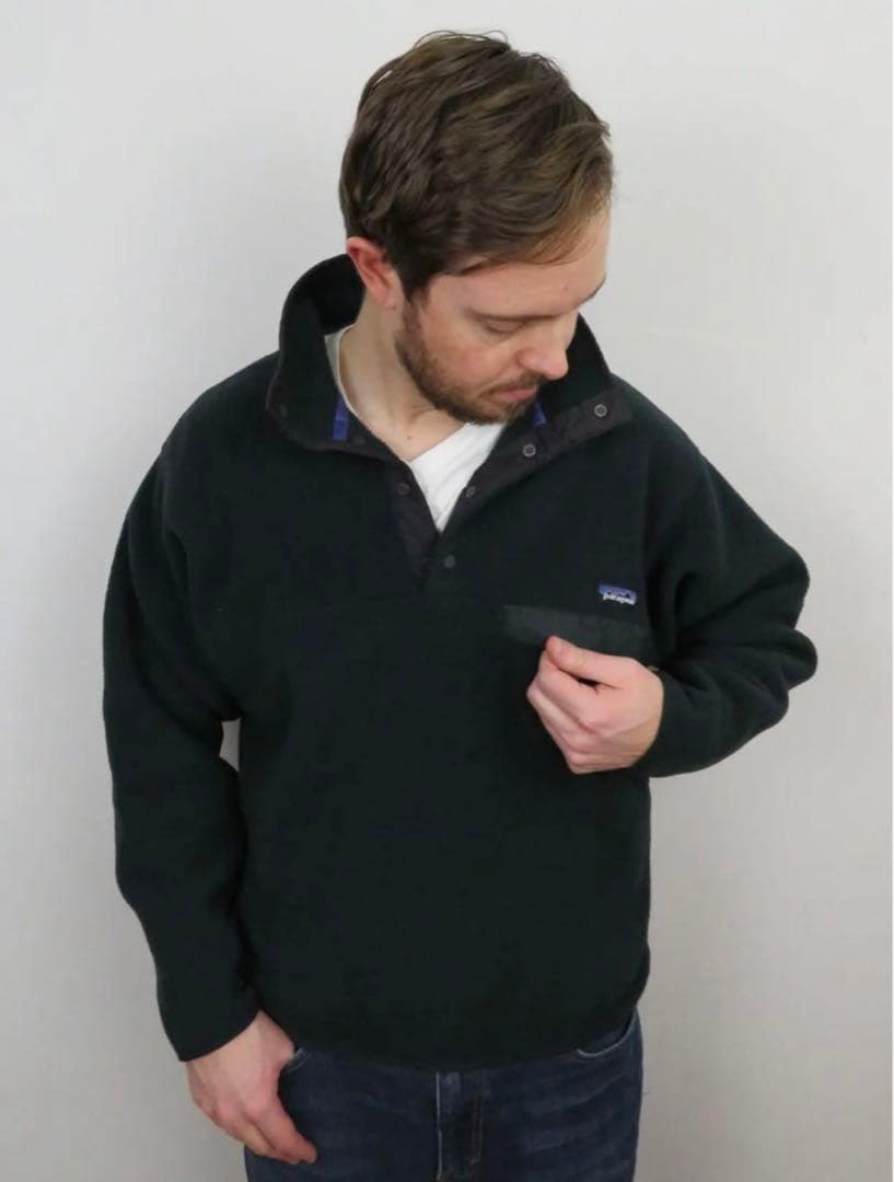 希少 美品 XL パタゴニア Patagonia スナップT シンチラ フリース