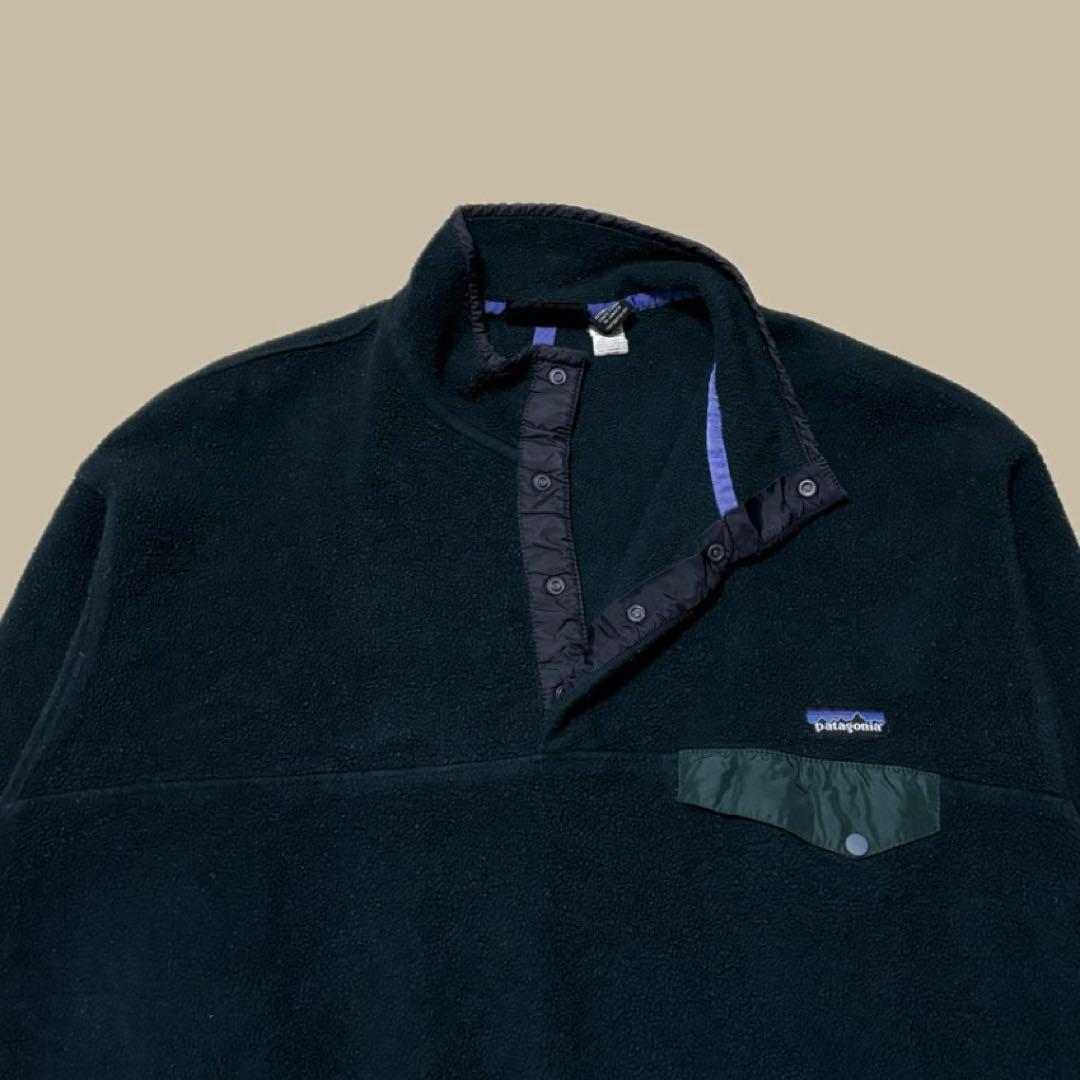希少 美品 XL パタゴニア Patagonia スナップT シンチラ フリース