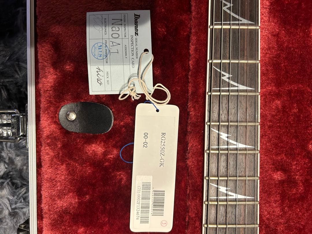 Ibanez RG2550Z-GK エレキギター ブラック ケース付き